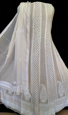 Off-White Lucknowi Kurti